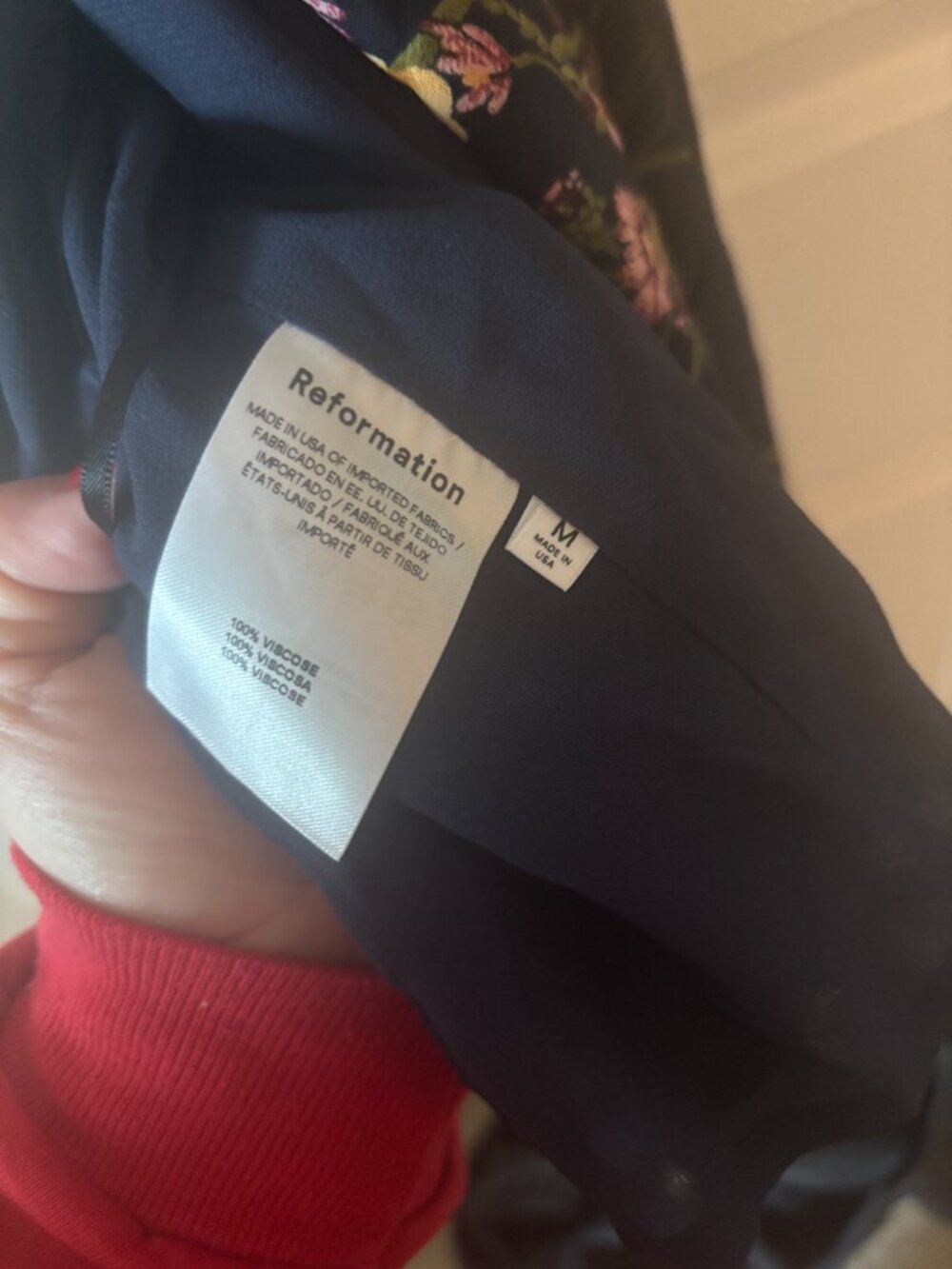 Reformation Winslow Dress, mademoiselle - Picture 6 of 6